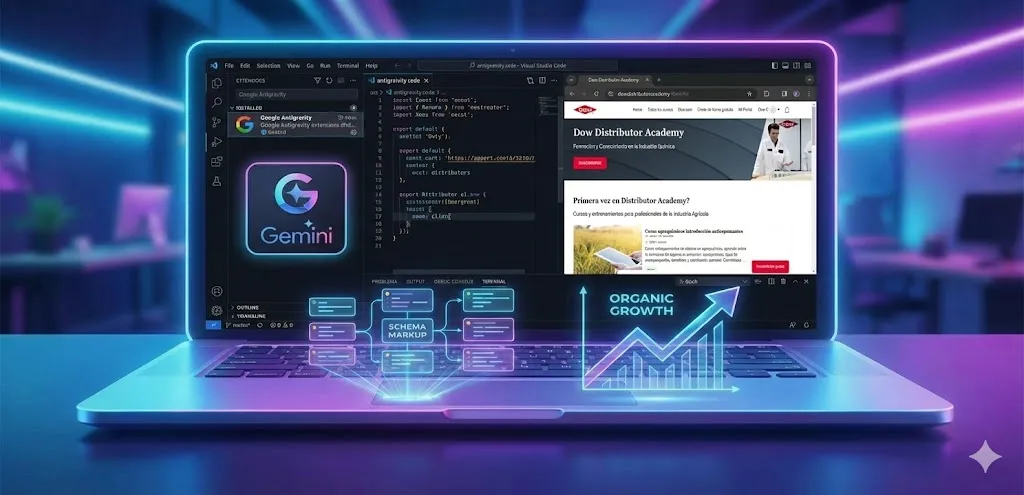 Antigravity Vibe Coding y Dow Distributor Academy