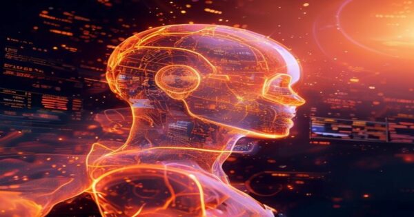 ** Ingeniero holográfico analizando patrones de ganancias y pérdidas en un entorno espacial