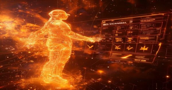 ...Ingeniero holográfico de IA diseñando un guion gráfico para campaña de marketing con EcoPlanner.